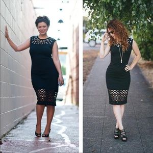 ModCloth Mystic Laser Cut Dress XL